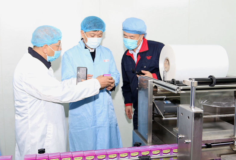 河北省商務廳領導到遠征藥業進行出口業務調研